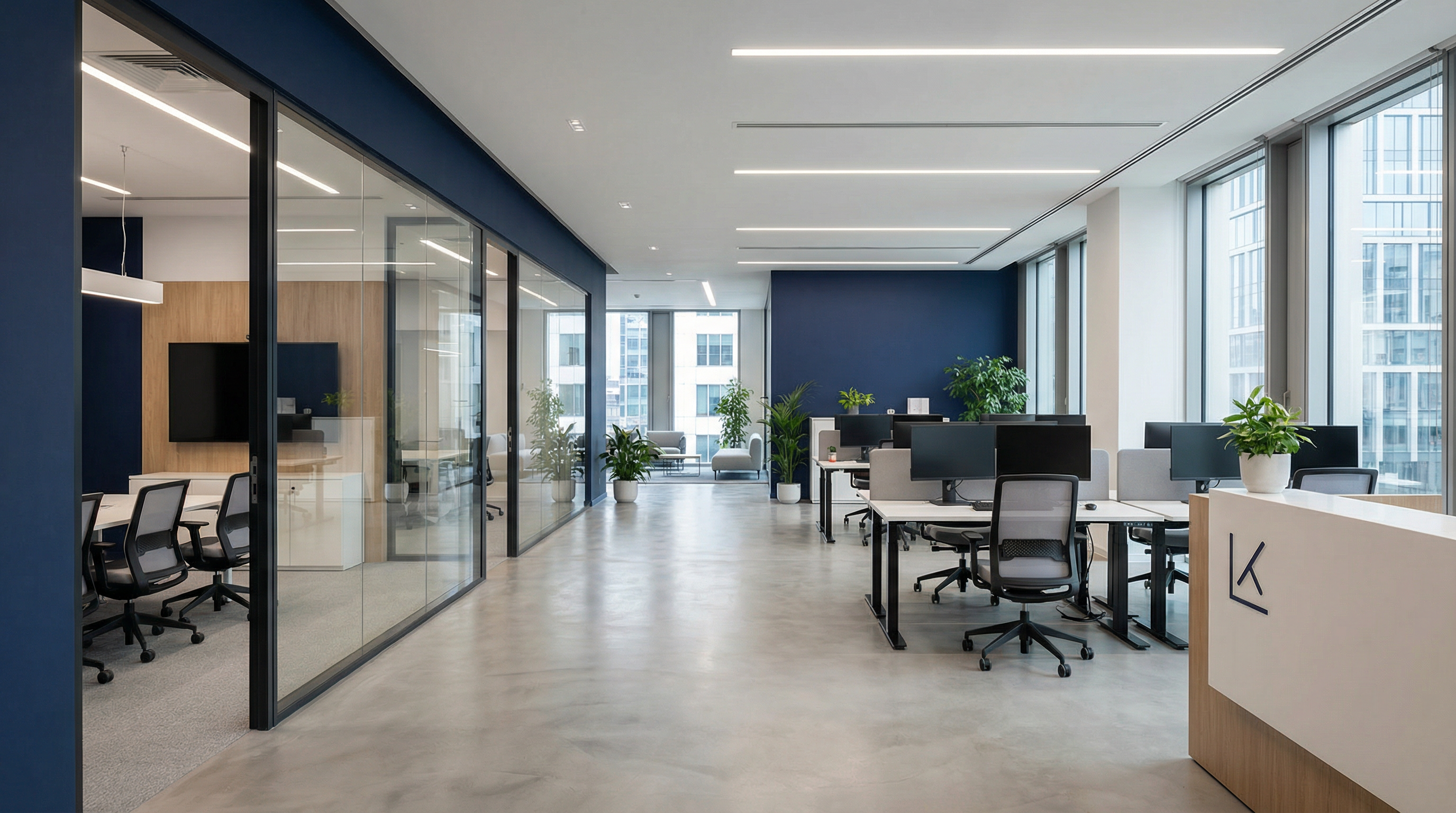 Nowoczesne biuro open space Warszawa