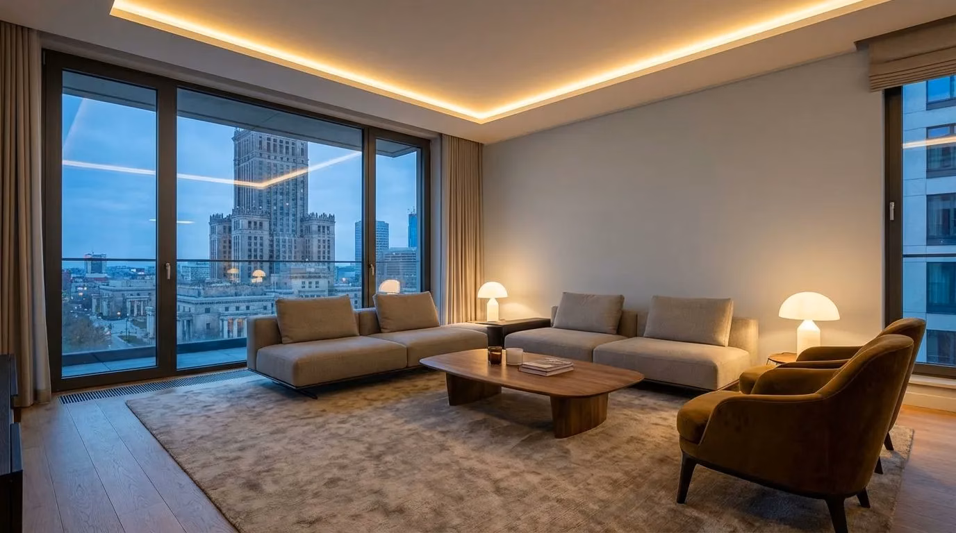 Malowanie apartamentu 85m² w Warszawie